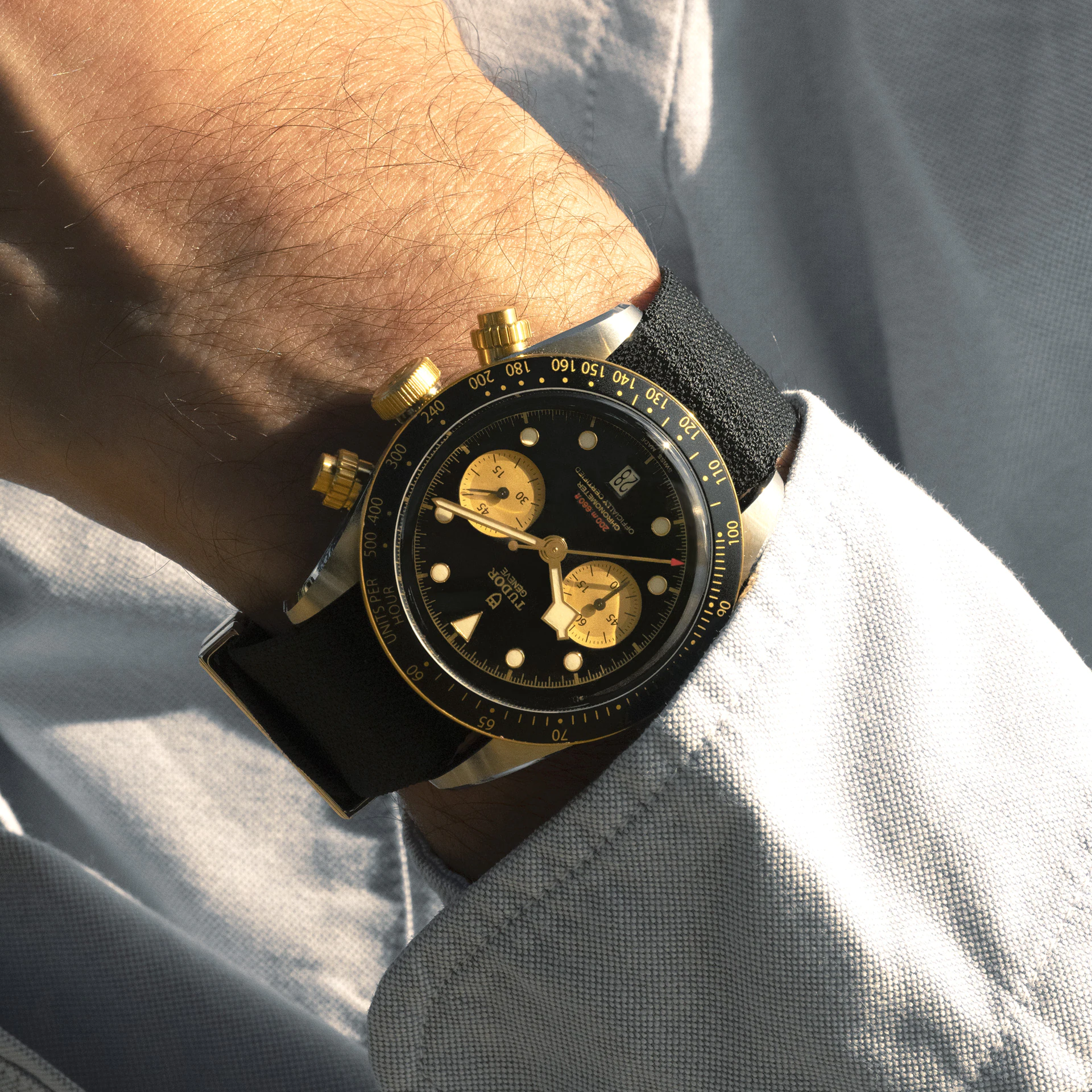 Tudor Black Bay Chrono S&G, 41mm, Stainless Steel and 18k Yellow Gold, Ref# M79363N-0003 - Image 4