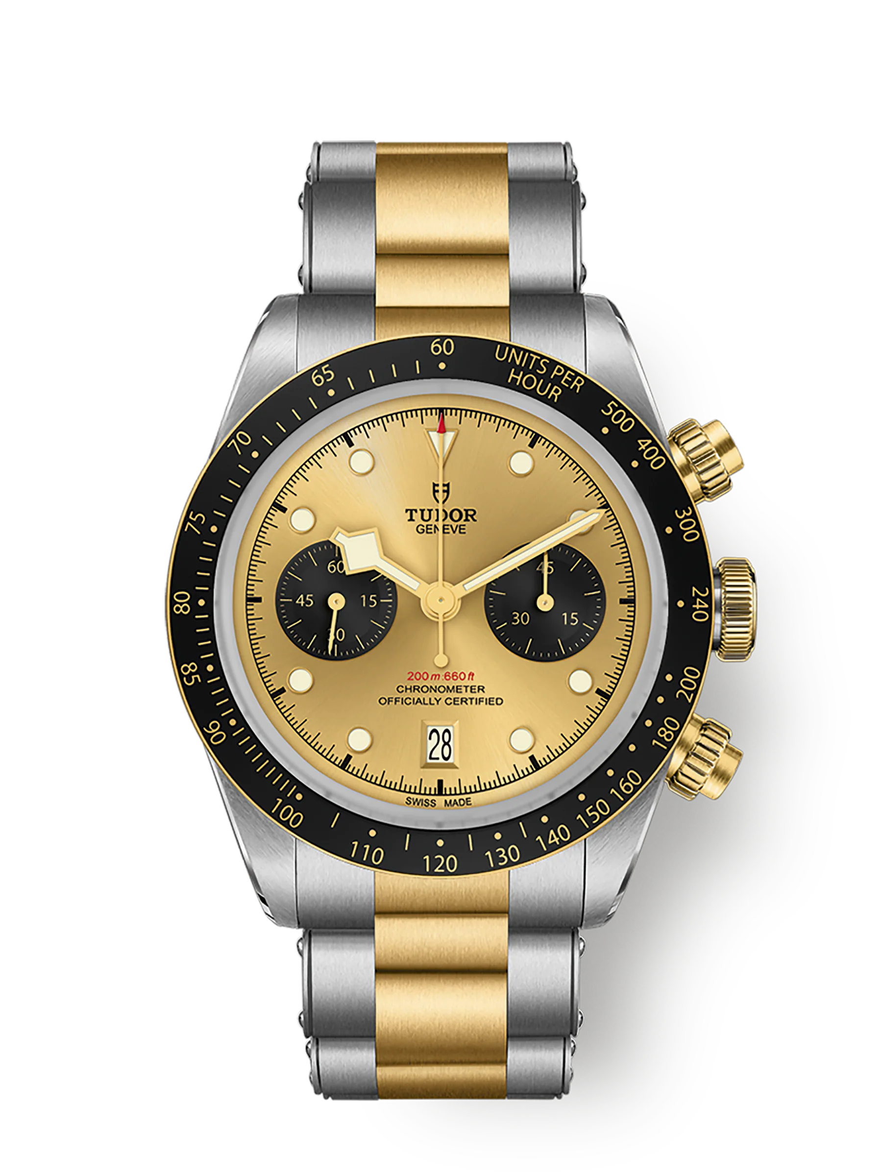 Tudor Black Bay Chrono S&G, 41mm, Stainless Steel and 18k Yellow Gold, Ref# M79363N-0007