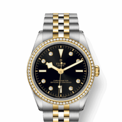 Tudor Black Bay 36 S&G, 316L Stainless Steel, 18k Yellow Gold and Diamonds, Ref# M79653-0005
