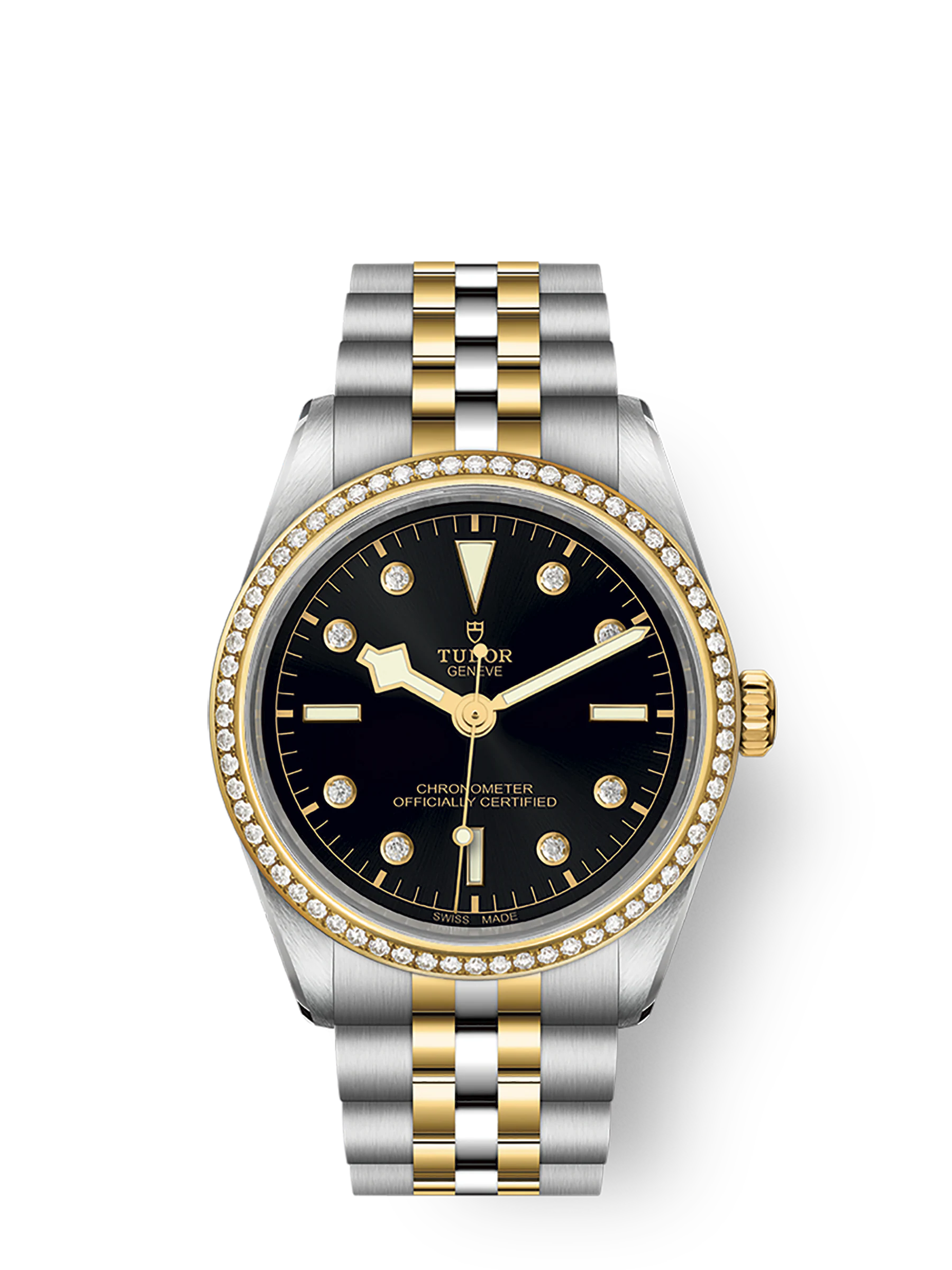 Tudor Black Bay 36 S&G, 316L Stainless Steel, 18k Yellow Gold and Diamonds, Ref# M79653-0005