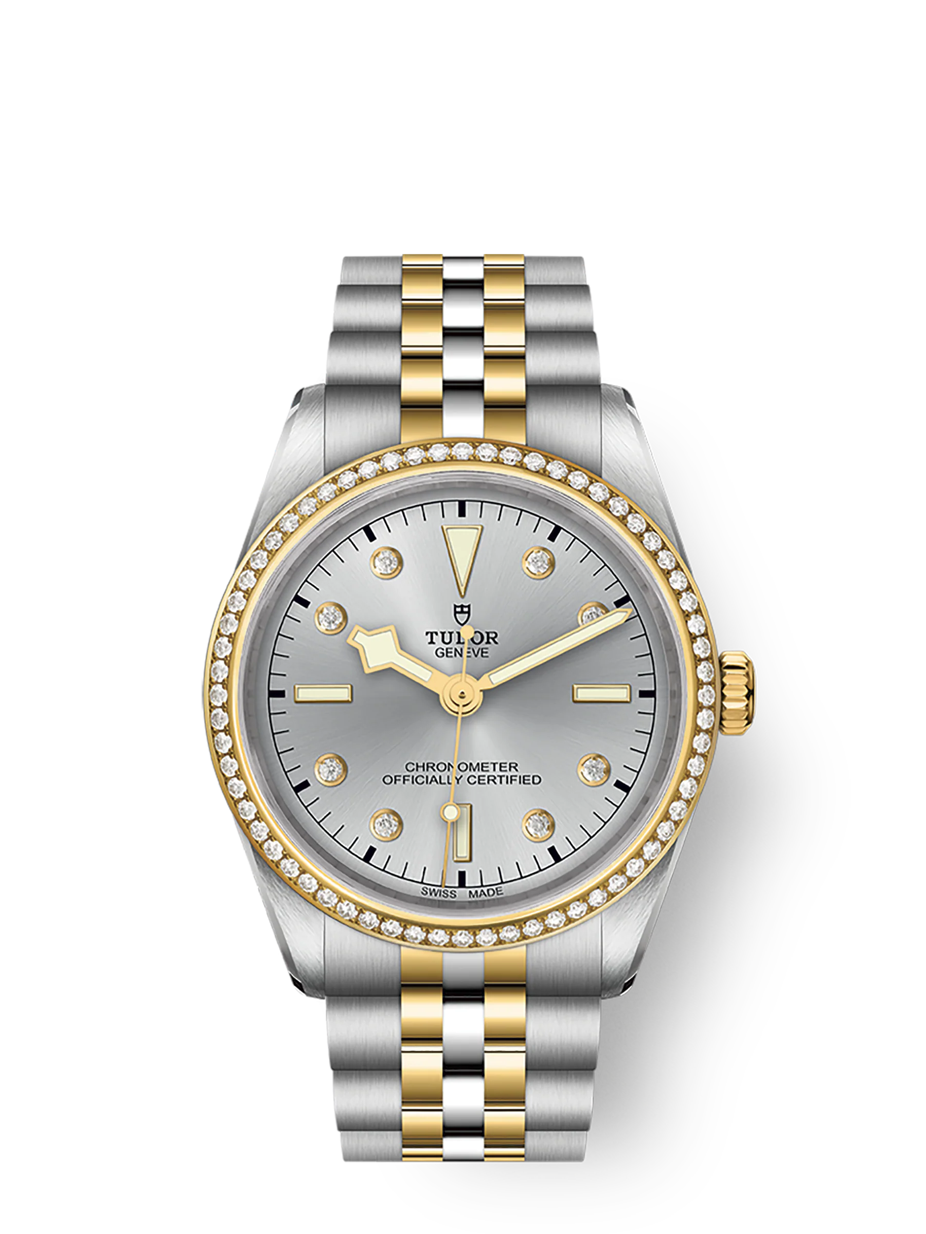 Tudor Black Bay 36 S&G, 316L Stainless Steel, 18k Yellow Gold and Diamonds, Ref# M79653-0006