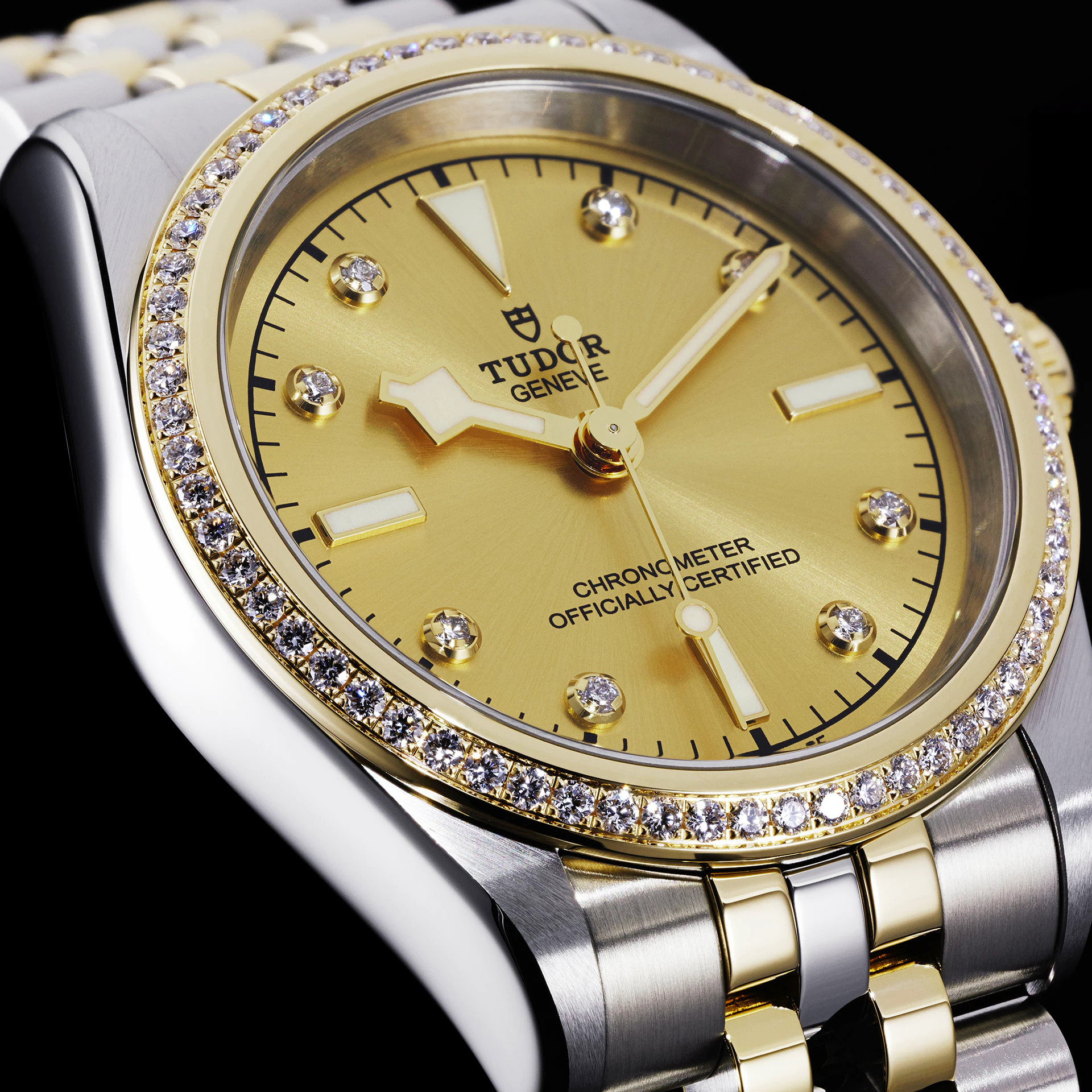 Tudor Black Bay 36 S&G, 316L Stainless Steel, 18k Yellow Gold and Diamonds, Ref# M79653-0007 - Image 2