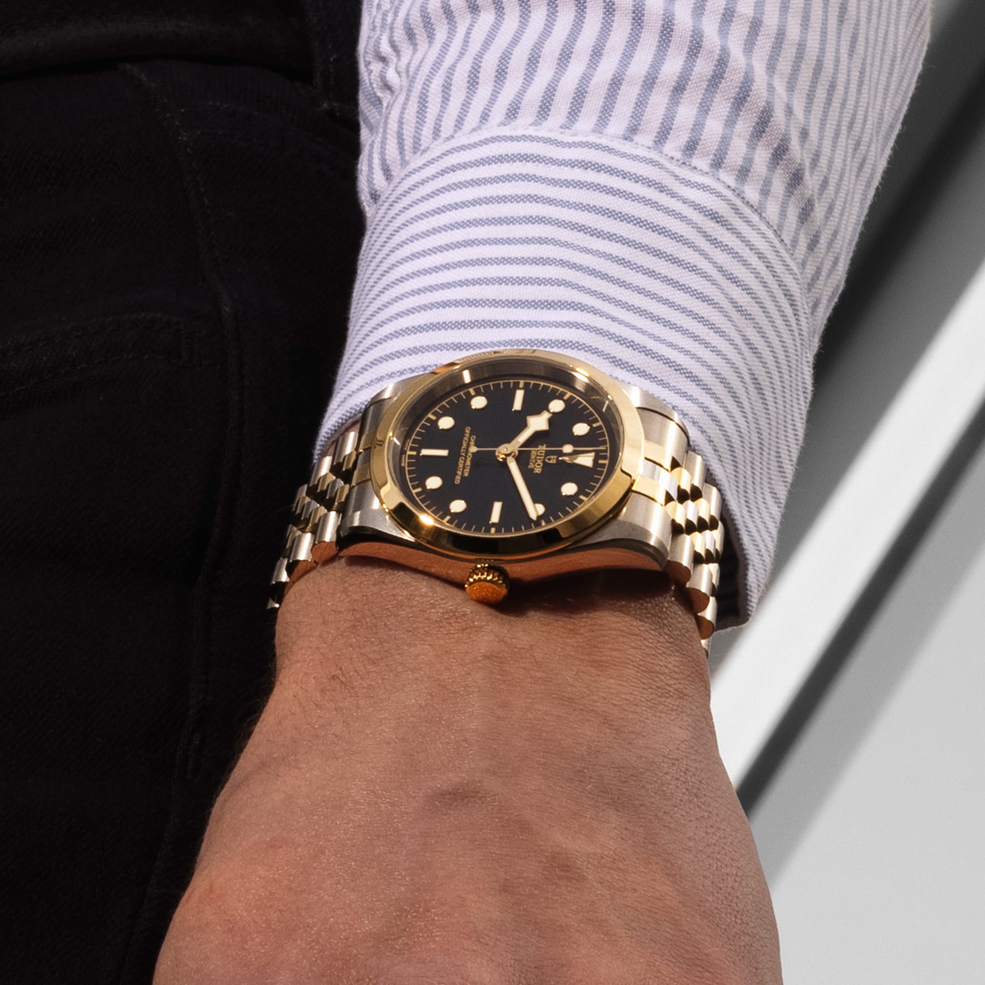 Tudor Black Bay 41 S&G, Stainless Steel and 18k Yellow Gold, Ref# M79683-0001 - Image 5