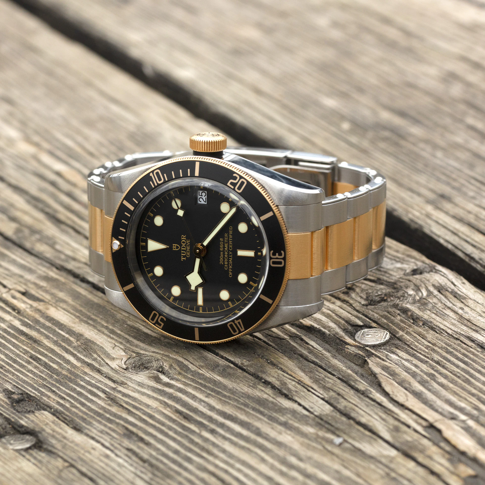Tudor Black Bay S&G, 41mm, Stainless Steel and 18k Yellow Gold, Ref# M79733N-0008 - Image 3