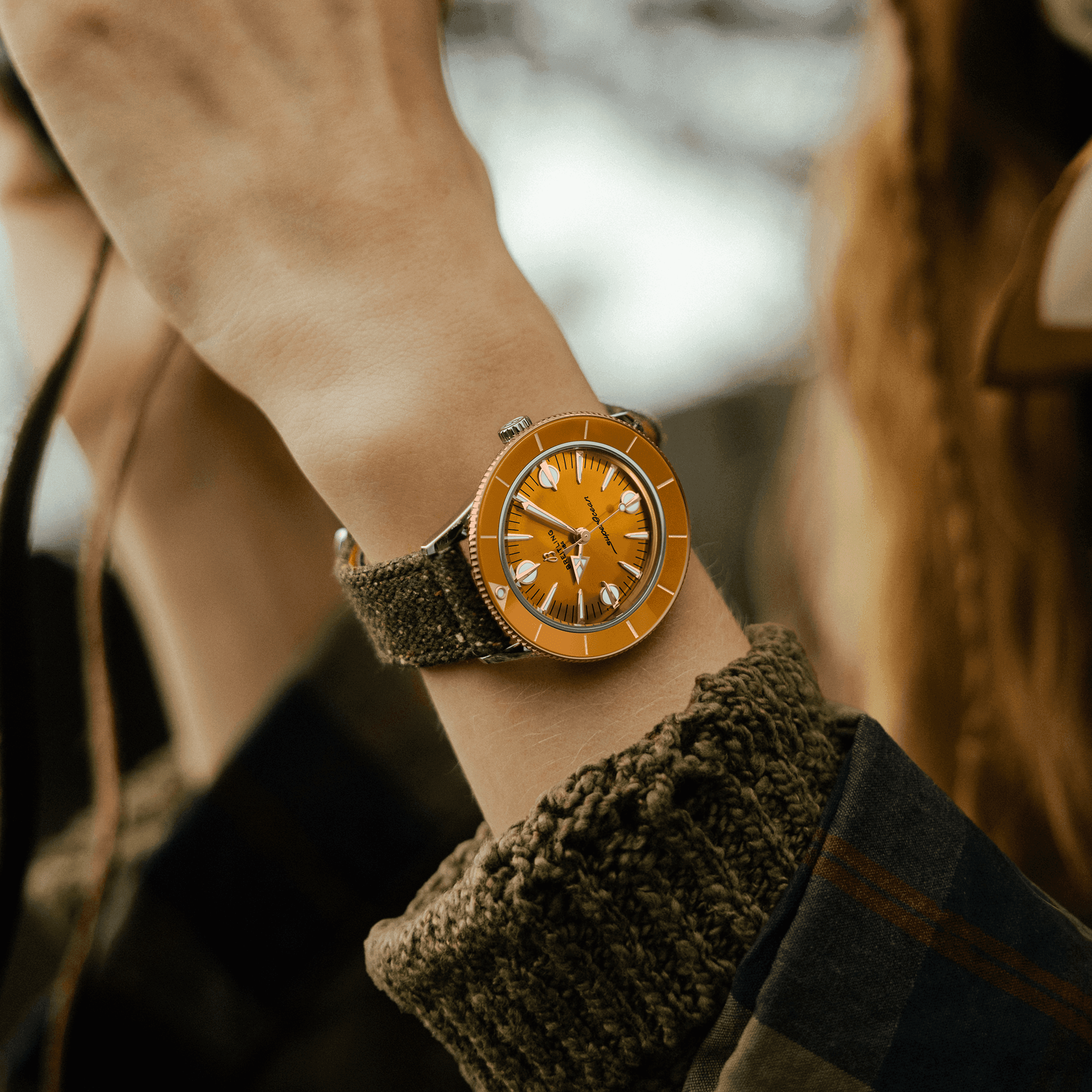 Breitling Superocean Heritage '57 Highlands, 38mm, Stainless steel and 18k Red Gold, Ref# U10340281I1A1, Unworn 2024 - Image 5