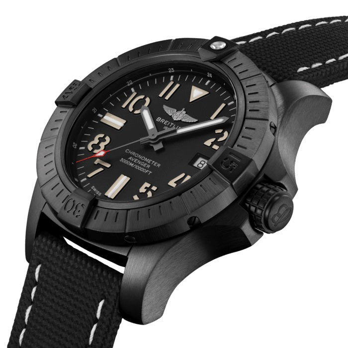 Breitling Avenger Automatic 45 Seawolf Night Mission DLC-Coated Titanium Ref# V17319101B1X1 - Image 2