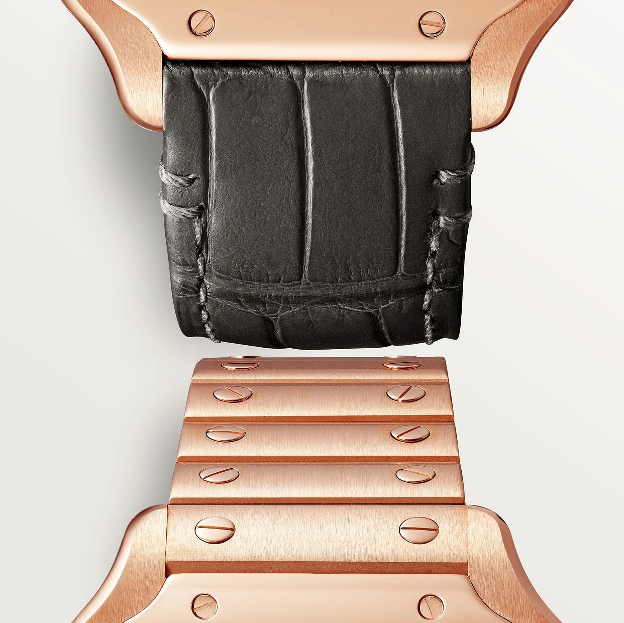 Unworn Cartier Santos de Cartier, 18k Rose Gold, 35.1mm, Ref# WGSA0031, box and papers - Image 6