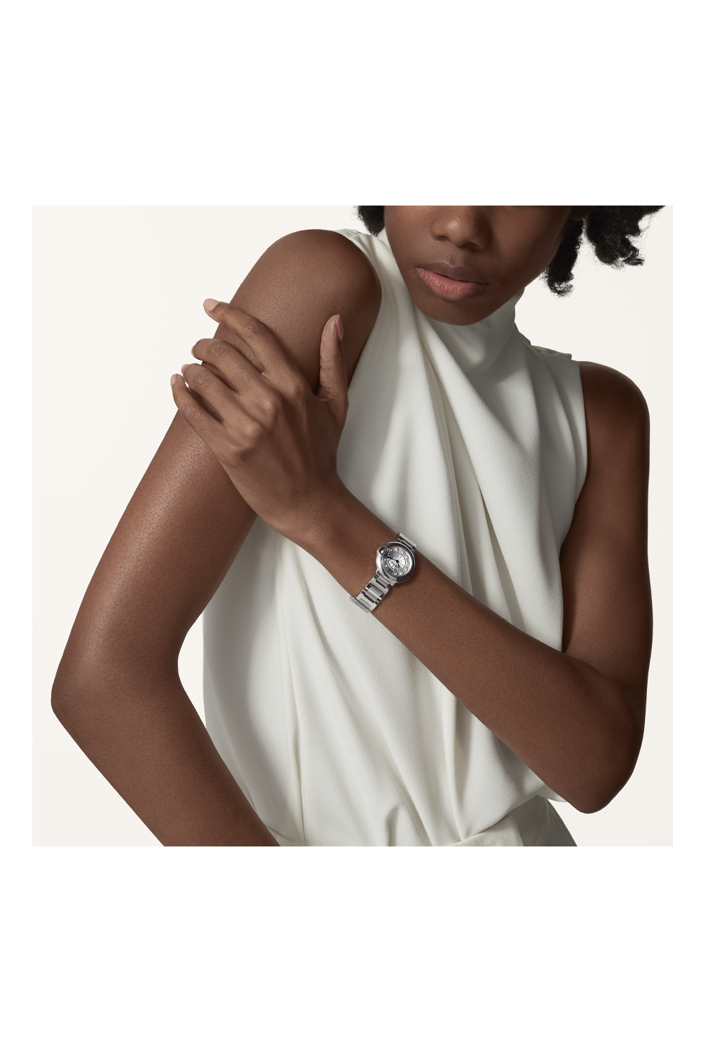 Unworn Cartier Ballon Bleu de Cartier, Stainless Steel and Diamonds, 28mm, Ref# W4BB0029, box and papers - Image 6