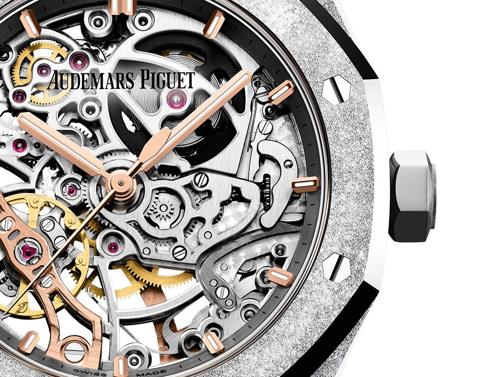 Audemars Piguet Royal Oak DOUBLE BALANCE WHEEL OPENWORKED Ref# 15466BC.GG.1259BC.01 - Image 3
