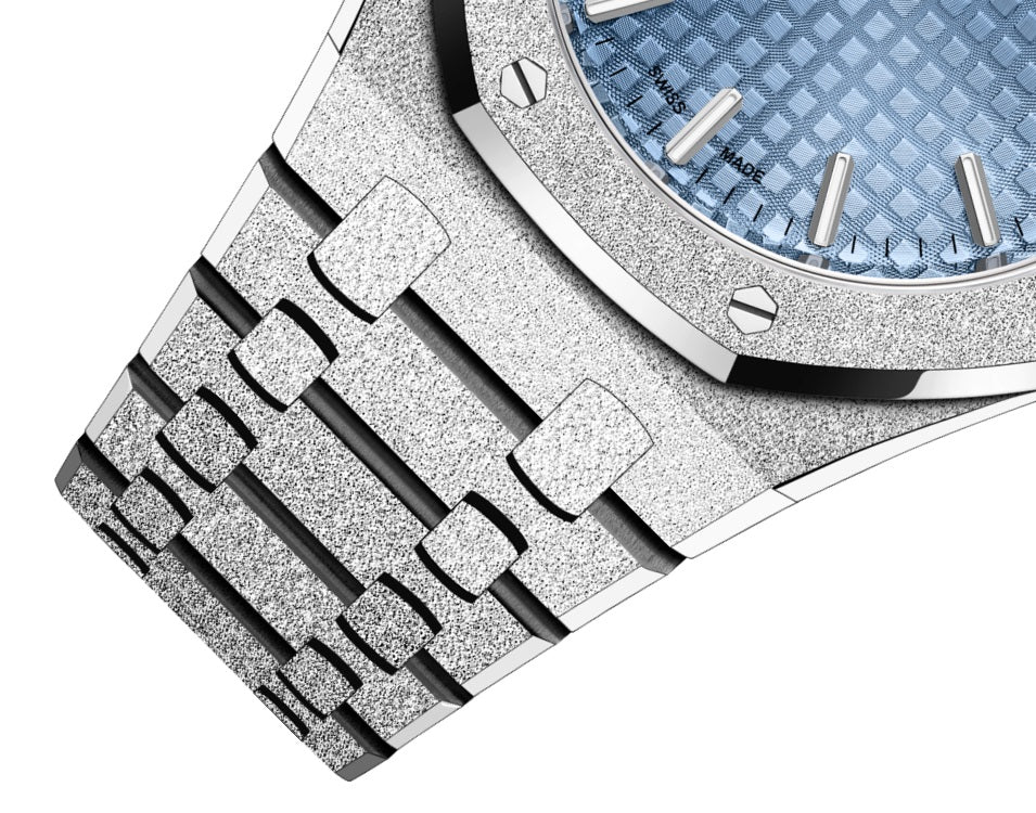 Audemars Piguet Royal Oak FROSTED GOLD SELFWINDING Ref# 77353BC.GG.1263BC.01 - Image 4