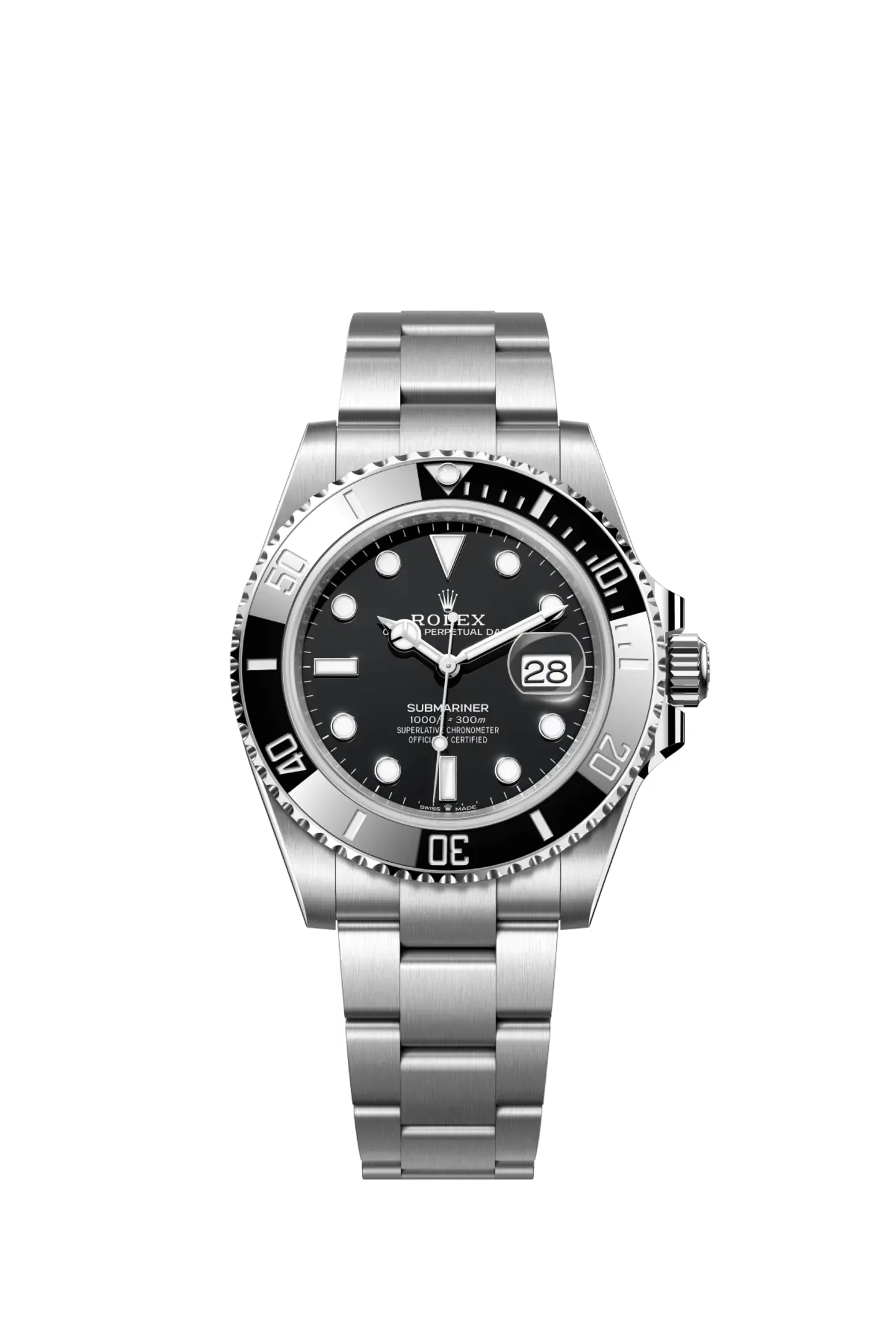 Rolex, Submariner Date 41, Stainless Steel, Black Ceramic, Black dial, 41mm, Oyster, Ref# 126610ln-0001