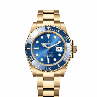 Rolex Submariner Date, 18k Yellow Gold, 41mm, Ref# 126618lb-0002